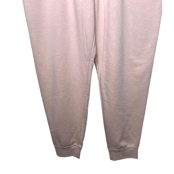 Nike Womens Pink Standard Fit Mid Rise Fleece Joggers Sweatpants XXL - Picture 13 of 13
